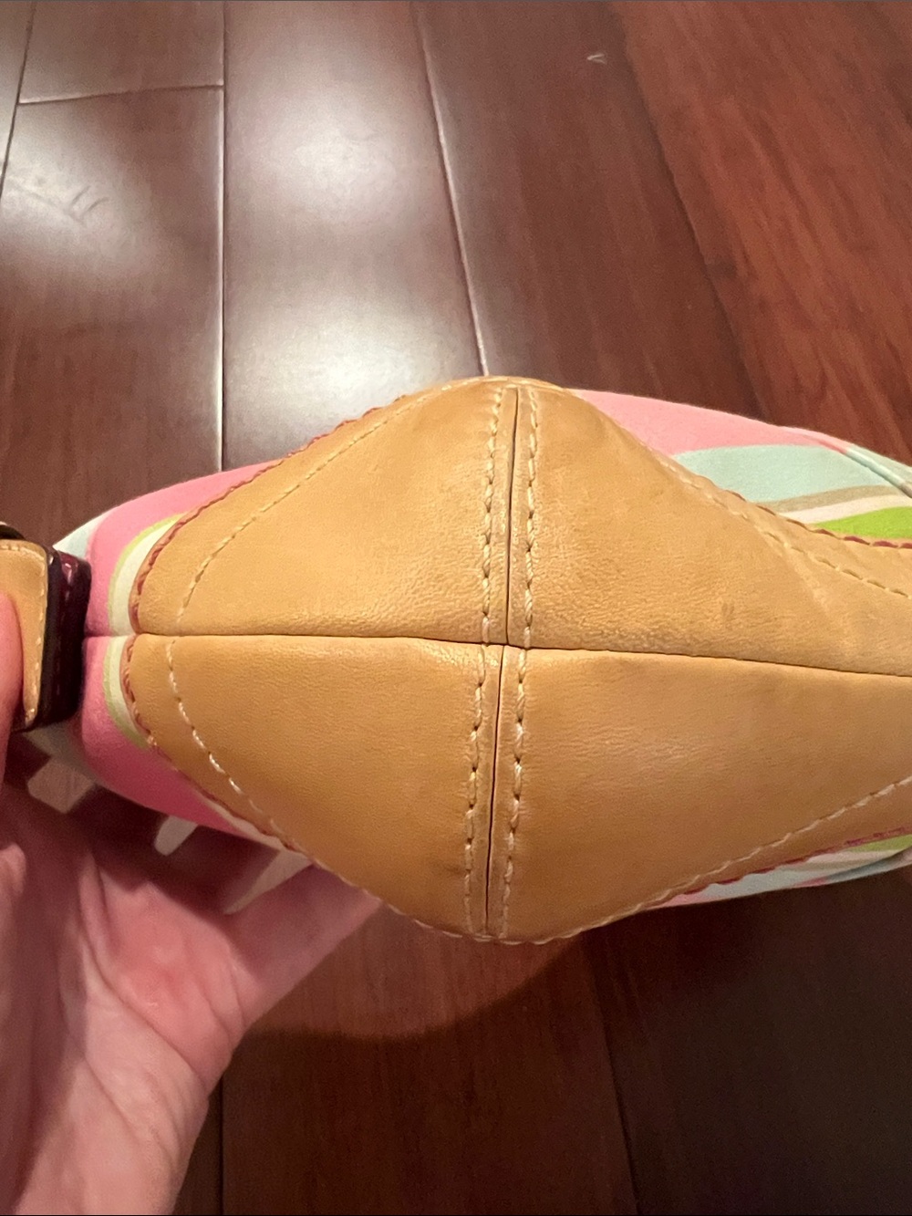 Vintage Coach Y2K Soho Hampton Striped Purse - Picture 8 of 12